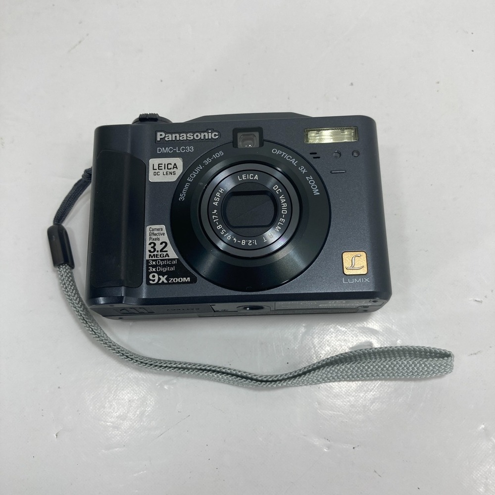 Panasonic Lumix DMC-LC33 3.2MP Digital Camera w/ 3x Optical Zoom - TESTED